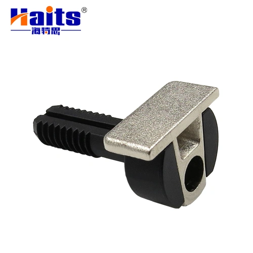HT-13.043800 Solid High Quality Cam Lock Accessories Furniture Hardware Connecting Cam Metal Shelf Support With Euro Thread Phillips